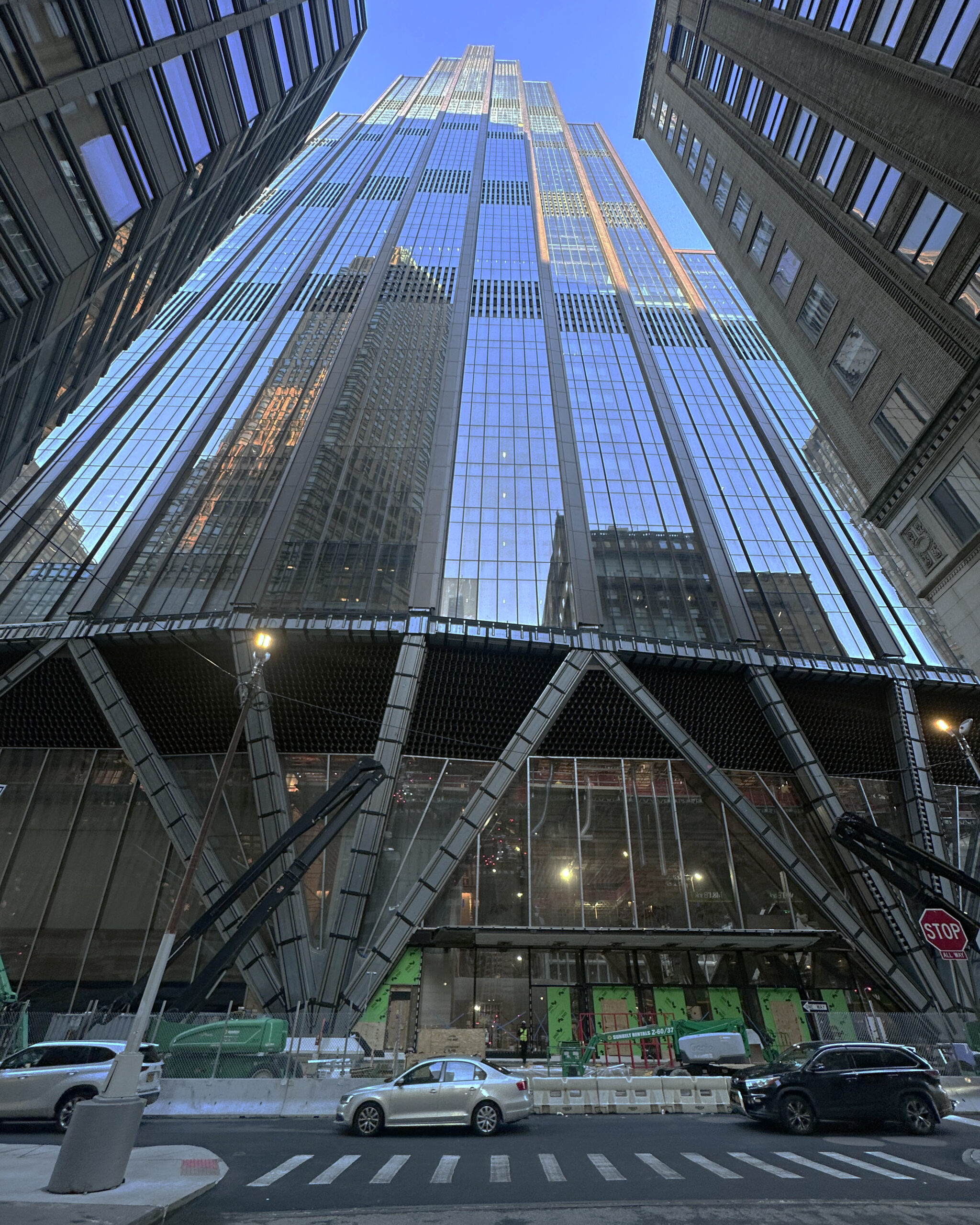 Glass Exterior of JPMorgan Chase Headquarters